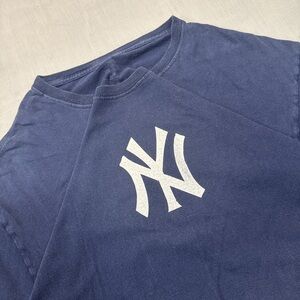 Printed New York Yankees Men's graphic tee 90s Navy Size L